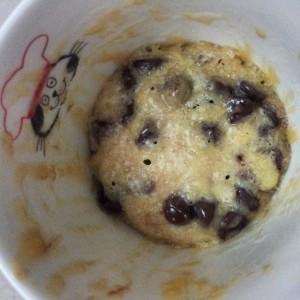 Learned how to make a cookie in a mug from Google.